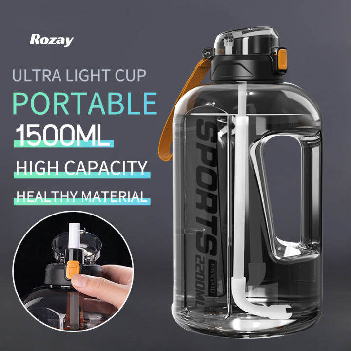 1500ml Plastic Water Bottles Bottle BPA Free Outdoor Sports Water