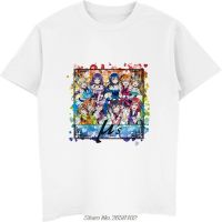 Date A Live T-Shirt Men Summer T-Shirt Print Tshirt Anime T Shirt Clothing White Color Tops Tees Harajuku