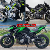 แผง Lis Pigura ป้องกันเครื่องยนต์แฟริ่งสำหรับ Kawasaki Z900 2017 2018 2019อุปกรณ์ตกแต่งมอเตอร์ไซค์คาร์บอนด้านหน้า (ไม่มีสี)