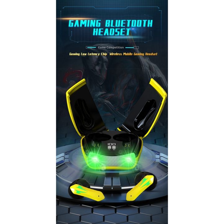 1set-x16pro-gaming-wireless-headset-waterproof-headphone-earbuds-in-ear-earbuds-with-mic-yellow