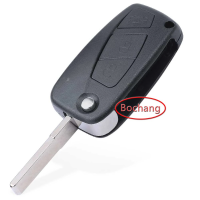 Bochang 433MHz Megamos ชิป ID48แบบพับรีโมตสำหรับ Fiat Bravo Liena Stilo Jumper Punto Ducato Ypsilon ไอวีโกทุกวันที่ห้อยกุญแจ3ปุ่ม