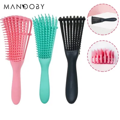 Women Scalp Massage Comb Tangled Hair Comb Octopus Massage Combs Anti-Static Wet Curly Hair Brushes For Salon Hairdressing Tools