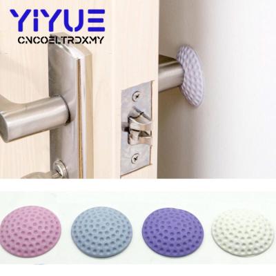 Door stopper Doorknob Wall Protector Self Adhesive Rubber Door Buffer Crash Pad door handle Stopper Decorative Door Stops