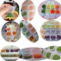 bestprice1920 Baby Food Cubes Pots Tray Storage Containers กล่องถาดอาหารเด็กอ่อน