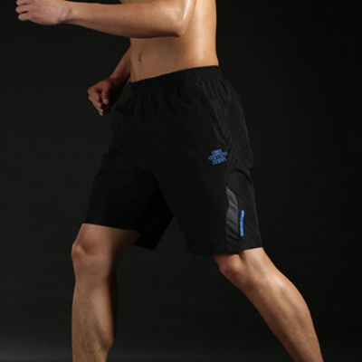 GZ Store กางเกงขาสั้น กางเกงขาสั้นกีฬาลำลองสำหรับบุรุษกระเป๋าซิปสองช่องกางเกงขาสั้นกีฬาสำหรับผู้ชาย แห้งเร็ว กางเกงขาสั้นเอวยางยืด