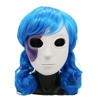 Game Sally Face Cute Face Halloween Latex Mask Cosplay Half Face Prop Accessories