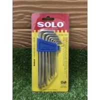 NEWW ชุดประแจหกเหลี่ยมSolo NO.905 MM-8pcs/set พร้อมส่ง ชุด ประแจ ชุด ประแจบล็อค ชุด ประแจแหวน ชุด ประแจครบชุด