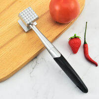 เนื้อ Tenderizer โลหะผสมสังกะสีสองด้านที่จับยางตามหลักสรีรศาสตร์การออกแบบที่สมดุลเนื้อตะลุมพุกสำหรับสเต็กไก่ปลา