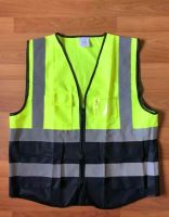 Reflective Vest、ความปลอดภัยเสื้อกั๊กสะท้อนแสงสูงสะท้อนแสงเพื่อความปลอดภัยเสื้อกั๊กมีซิป