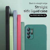 Giacinta สำหรับ Xiaomi Redmi Note 10 5G/POCO M3 Pro Liquid ซิลิโคนเคสโทรศัพท์สบาย Ultra-Thin ฝาครอบป้องกัน Soft Shell