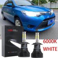 ชุดหลอดไฟหน้าฮาโลเจน LED 6000K 2014 6000K แบบเปลี่ยน สําหรับ Toyota Vios NCP150 2013-2018 รับประกัน 10 เดือน