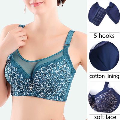 （A So Cute） ยกทรงสำหรับผู้หญิงบวกขนาดใหญ่เต้านมใหญ่ LadyThin Push Up B Ralette GatherCrop ด้านบน Bh เซ็กซี่บราเซียสาว36