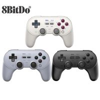 8Bitdo Pro 2ตัวควบคุมบลูทูธจอยสติ๊กไร้สาย Gamepad สำหรับสวิทช์ PC MacOS Android Steam Raspberry Pi เกมอุปกรณ์เสริม