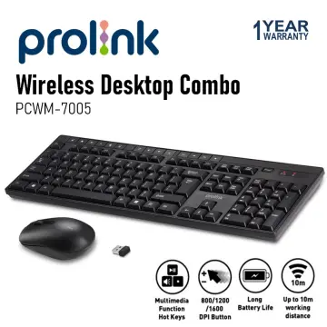 Prolink Multi Device Wireless Keyboard Black - Urban Gadgets PH