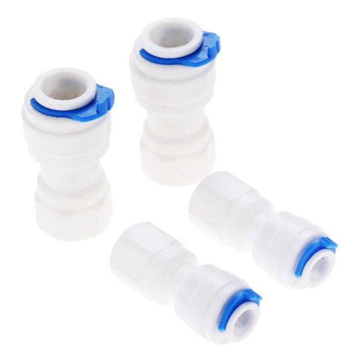 2pcs-reverse-osmosis-ro-water-system-fitting-1-4-3-8-od-hose-tube-1-4-1-8-female-thread-plastic-pipe-quick-connectors-pipe-fittings-accessories