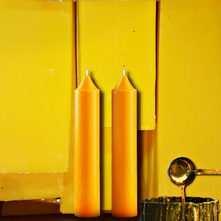 เทียนแผ่นเหลือง-บรรจุ-1-กิโลกรัม-เทียนแผ่น-เทียนไข-เทียนหล่อ-เทียนเหลือง-ใช้สำหรับหล่อเทียนพรรษา