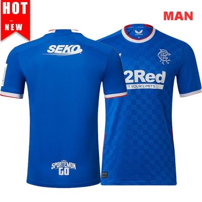 Hot Newest Top-quality New arrival 2022 2023 Newest shot goods Most popular 22/23 Top quality Ready Stock High quality Fan Edition Glasgow Rangers soccer Jersey 2022 2023 home Football Shirt TAVERNIER KENT MORELOS