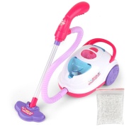 Pretend Play Toy Vacuum Cleaner Toy for Kids Housekeeping Cleaning Trolley
