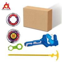 Gyro Infinity Nado 3 Stunt Set Toy Combination Transforming Split Arena Launcher Spinning Top Battle Set Kids Toys Beyblade Toy