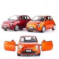 1:28 FIAT 500โมเดล Diecasts &amp; รถของเล่นรถโลหะผสมเก็บของขวัญวันเกิดเด็กชายรถของเล่น