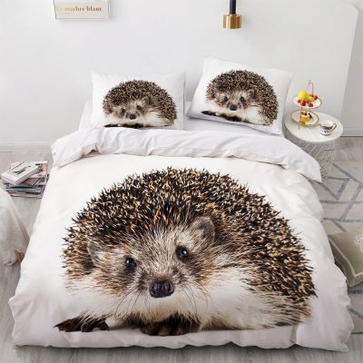 【hot】▫✑ Hedgehog Pig Hamster Sets Duvet Quilt Cover Bed And Pillowcase 200x200cm 3 Pieces