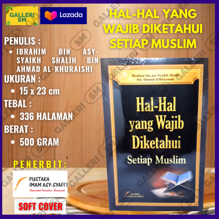 Buku Hal Hal Yang Wajib Diketahui Setiap Muslim Pustaka Imam Asy Syafii