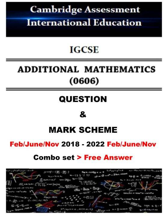 Cambridge igcse additional mathematics 0606 extended past year papers