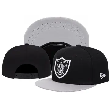 New Era Flat Brim 9FIFTY Cotton Block Las Vegas Raiders NFL Grey