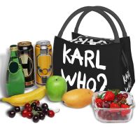 Custom Karl Who Slogan Lh Bags Men Women Thermal Cooler Insulated Lh Box For Office Travel