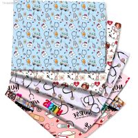 ஐ Free Shipping Width 145cm Nurses Doctor Health Polyester/100 Cotton Fabric DIY Handmade Shirt Clothes Pants Bedding Dress