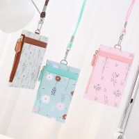 Card Holder Neck Strap with Lanyard Badge Holder Work ID Card Bus ID Holders Office Card Holder Women Wallet Bag Case