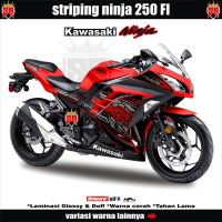 STRIPING VARIASI STICKER DECA NINJA 250 FI / KAWASAKI NINJA FI 250