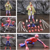 ZZOOI Spider Man Into the Spider-Verse Peter Parker 1/12 6" Action Figure Across the Spider Verse Comic Movie Toys Doll KOs 1000toys