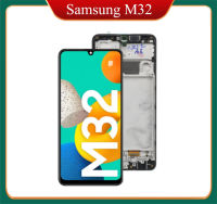 Original 6.4 Amoled จอแสดงผลสำหรับ Samsung Galaxy M32 M325F M325F /Ds LCD Full LCD Touch Screen Repair Parts