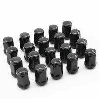 20pcs 1/2-20 Wheel Lug Nuts Aftermarket Bulge Acorn For F-100 F-150 Ford Lincoln Black / Chrome Car Accessories 5 Lug Tuner Rims Nails  Screws Fastene