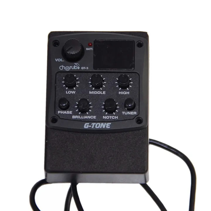 Cherub GT Series Acoustic Guitar Preamp GT3 4Band EQ Equalizer with
