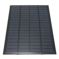 ระบบโมดูลแผงเซลล์แสงอาทิตย์พลังงานพลังงานที่เก็บไว้แบบ Polycrystalline ขนาด18V 2.5W เครื่องชาร์จเซลล์แสงอาทิตย์ขนาด19.4X12X0.3ซม. LJL-คุณภาพสูง