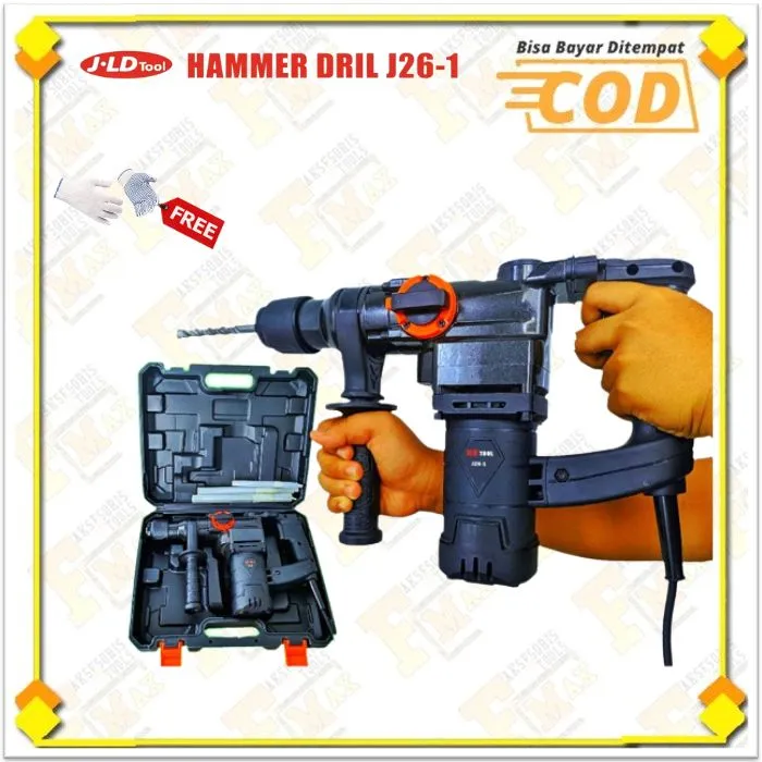 Demolition Rotaty Hammer JLD J26-1, Mesin Bor Bobok Beton, Impact Drill ...