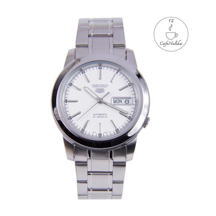 นาฬิกา-ไซโก้-ผู้ชาย-seiko-5-automatic-รุ่น-snke49k1-automatic-mens-watch-stainless-steel-cafenalika