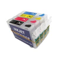 Einkshop T0711 Refillable Ink Cartridge For Epson D78 D92 D120 DX4050 DX4400 DX4450 SX210 SX215 SX218 SX115 SX400 SX405 SX410