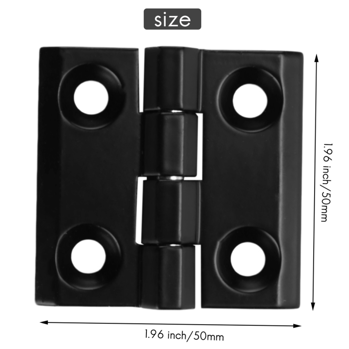 6-x-black-aluminum-furniture-cabinet-door-hinge-50mm-x-50mm