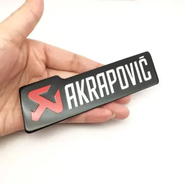 AKRAPOVIC - Autocollants Akrapovič en aluminium (YZ250F)