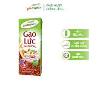 Combo 5 lốc Sữa Gạo lức huyết rồng Việt Ngũ Cốc lốc 4 hộp 180ml