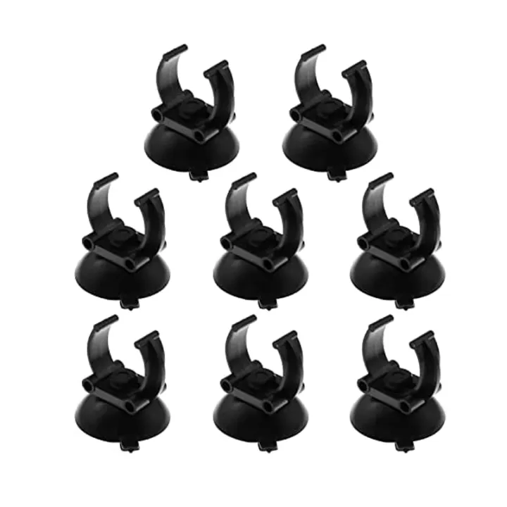 3Pcs Aquarium Heater Suction Cups Suckers with 0.95 Inch Clips Standard