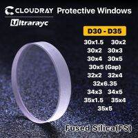 Ultrarayc ฟิล์มกันรอย D30-d35ควอตซ์หลอมซิลิก้าสำหรับ1064nm ไฟเบอร์เลเซอร์ P0795-1201-00002