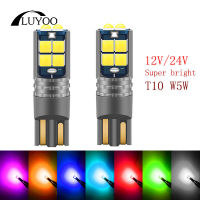 ไฟจอด Led T10ดวง,ไฟป้ายทะเบียนรถสกู๊ตเตอร์มอเตอร์ไซค์12V 24V T10สำหรับรถบรรทุกรถยนต์ T10 W5W