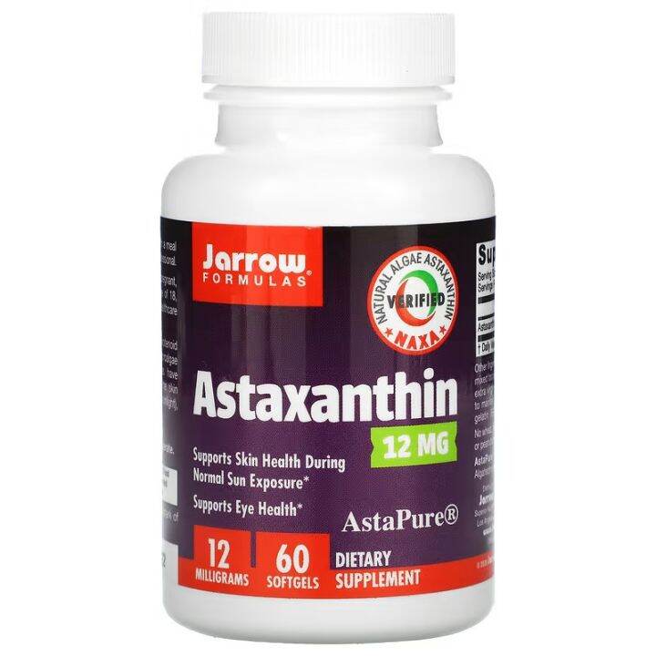 Jarrow Formulas, Astaxanthin, 12 mg, 60 Softgels Lazada PH