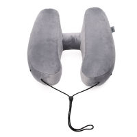 TAC H Shape Inflatable Neck Pillow Portable For Travel Airplane Sleeping Office Car