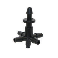 หยดชลประทาน5-Way ท่อแยก4-Way Cross Connector สวนเครื่องเปลี่ยนทิศทางน้ำหยด Arrow อะแดปเตอร์หนามเชื่อมต่อ40ชุด