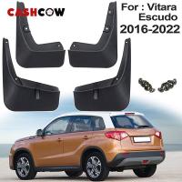 CASHCOW 4Pcs สำหรับ Suzuki Vitara Edcudo 2016 - 2022 Mud Flaps Mudflaps Splash Guards Mudguards ด้านหน้าด้านหลัง2017 2018 2019 2020 2021